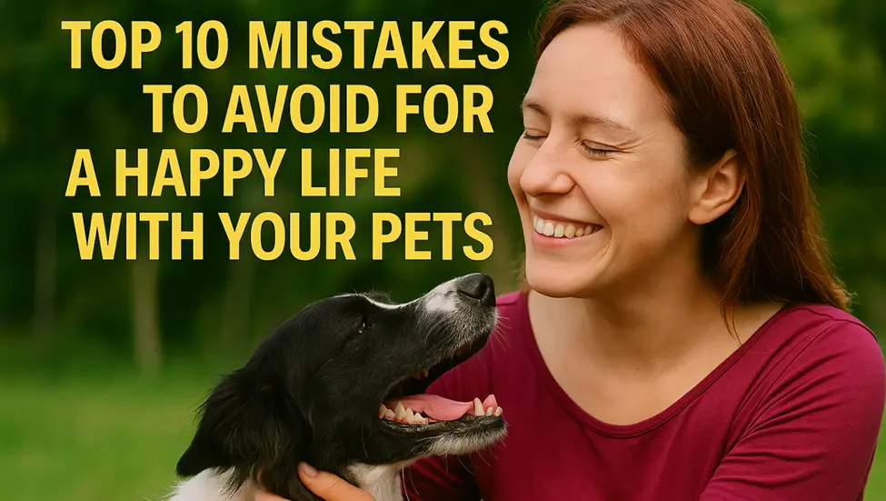 Top 10 Mistakes to Avoid for a Happy Life with Your Pets